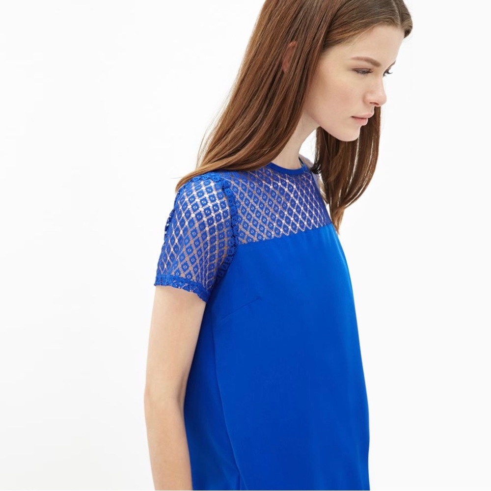 Forever 21 Lace-Paneled Top